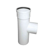 canna fumaria in PLASTICA PPS DN 100 RACCORDO A T 87° RIDOTTO 80