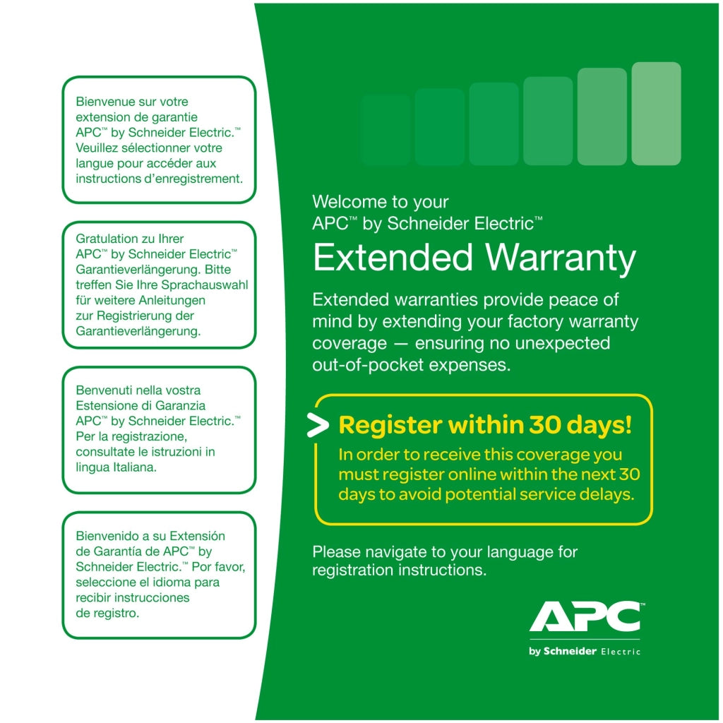 Apc service pack 3 year extended warranty 3 anno/i - WBEXTWAR3YR-SP-05