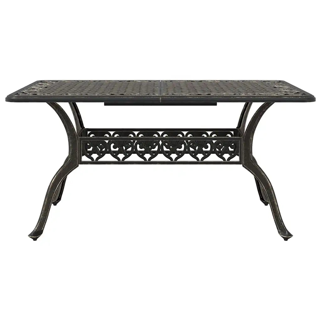 Set da Pranzo per Giardino 5 pcs Bronzo Alluminio 3334660
