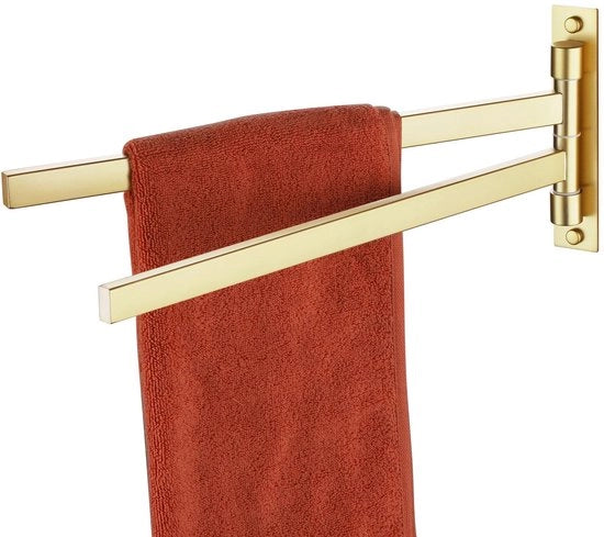 Sostegno asciugamani per mano Sostegno asciugamani girevole Pannello per bagno girevole per bagno Sostegno asciugamani per muro in acciaio inox B5007BG-A2