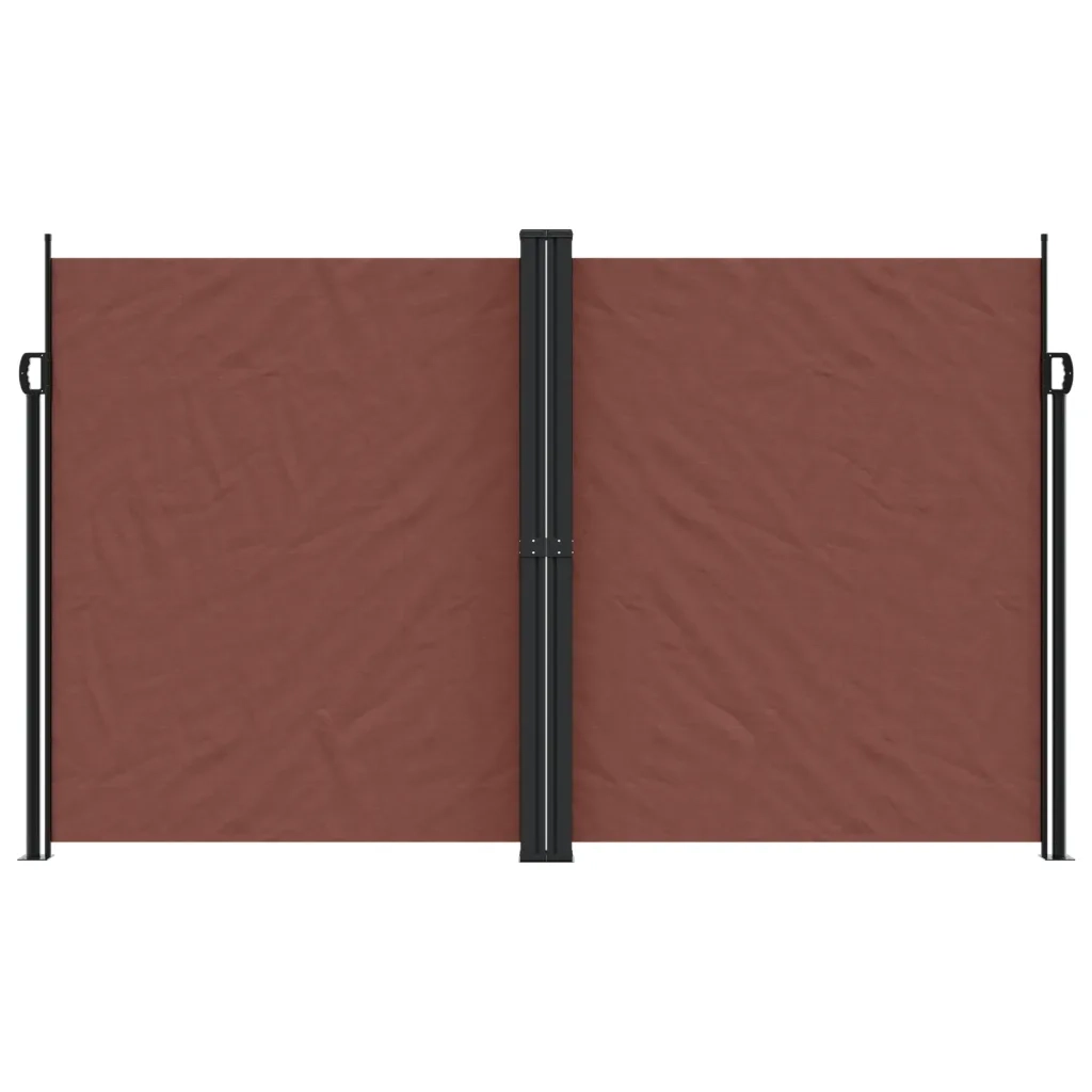 Tenda da Sole Laterale Retrattile Marrone 200x1200 cm