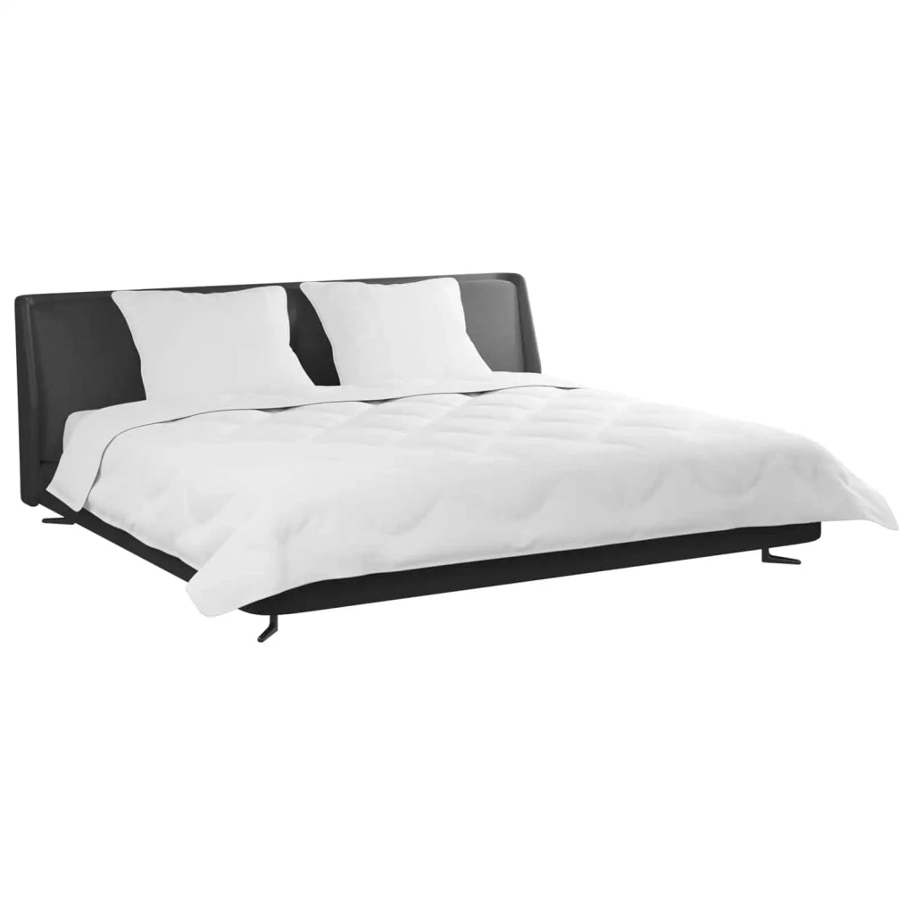 Duvet Invernale con cuscino 3 pcs Bianco Microfibra 3377794