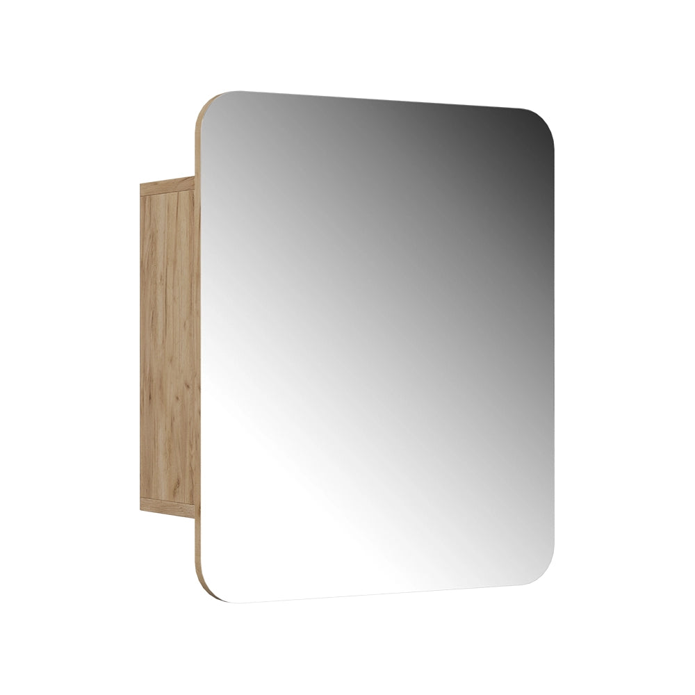 Vicco Specchio contenitore bagno Quercia dorata 60 x 50 cm con ripiani