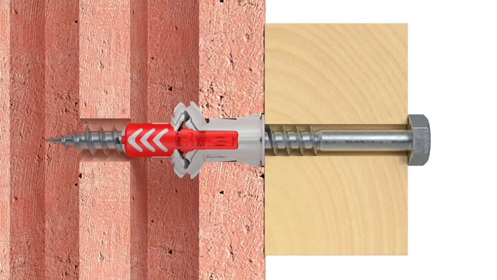 Tassello Duopower S 8 x 40 Vite T.s.p. Pozi Fischer Fischer Italia 50 Pezzi