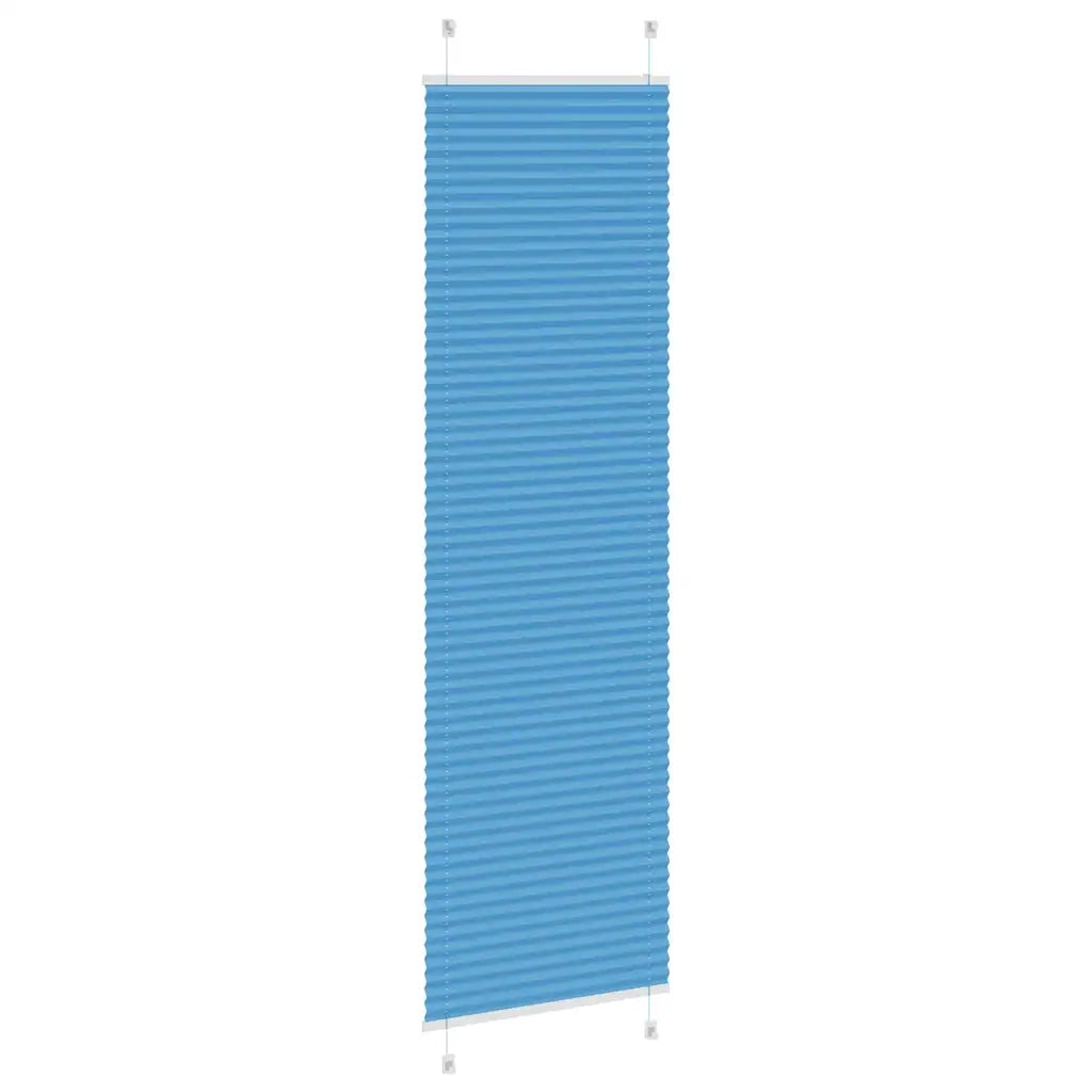 Tenda Plissettata Blu 60x200 cm Larghezza Tessuto 59,4 cm 4015203