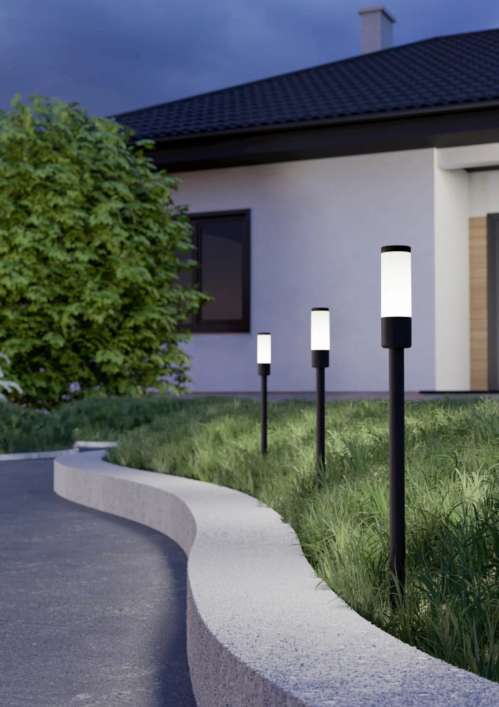 Lampade Da Esterno Zancaro Alluminio Nero Plastiche Bianco Led 1W 390Lm Ip44