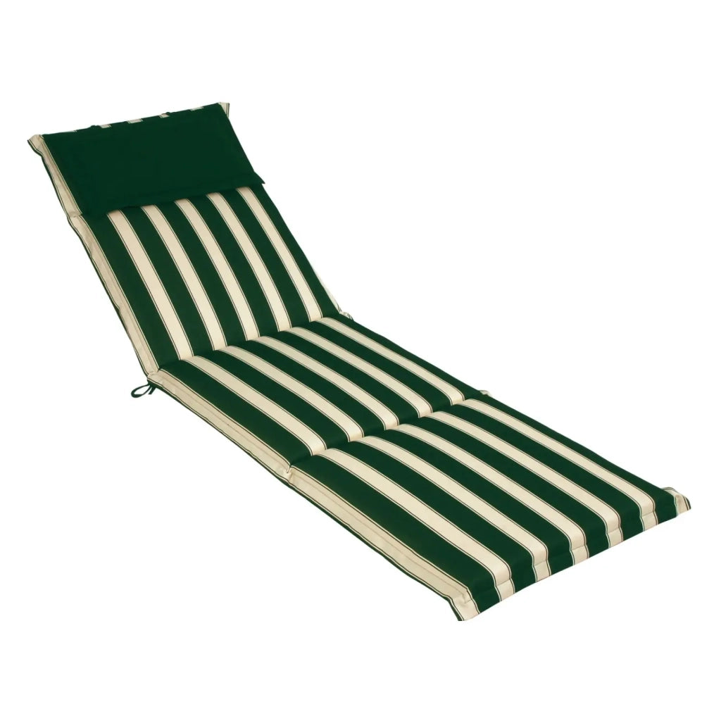 Cuscino a righe per lettino 196x58 cm