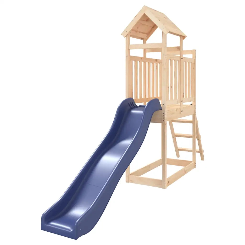 Set da Gioco da Esterno in Legno Massello di Pino CFW1231285