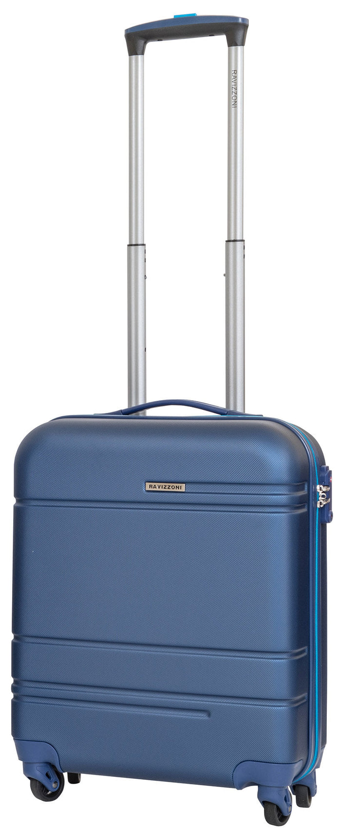 Set 3 Valigie Trolley Rigide in ABS 4 Ruote TSA Ravizzoni Sangria Blu