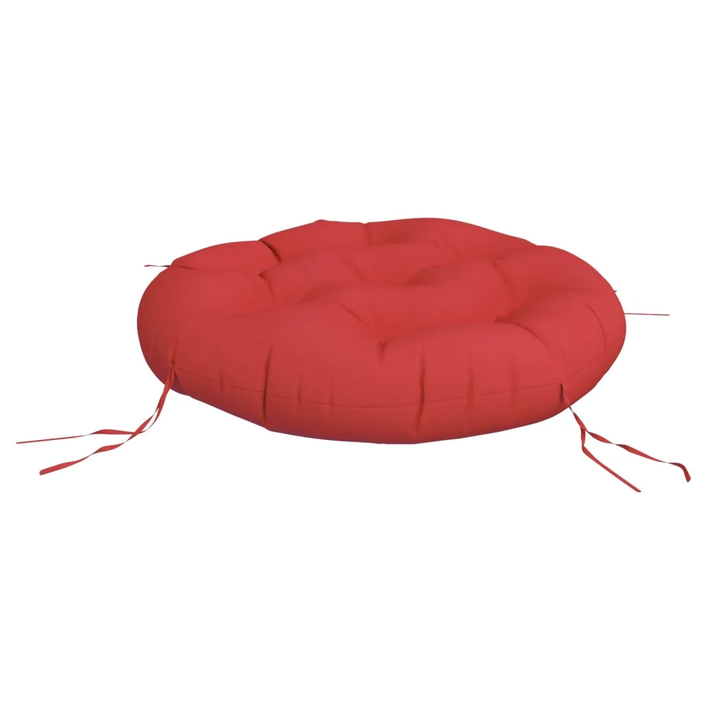 Cuscino Rotondo Rosso Ø 60x11 cm in Tessuto Oxford 361946