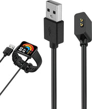 Compatibile caricatore per Xiaomi Redmi Watch 3 - Stazione di ricarica magnetica con cavo USB 1m - Nero.