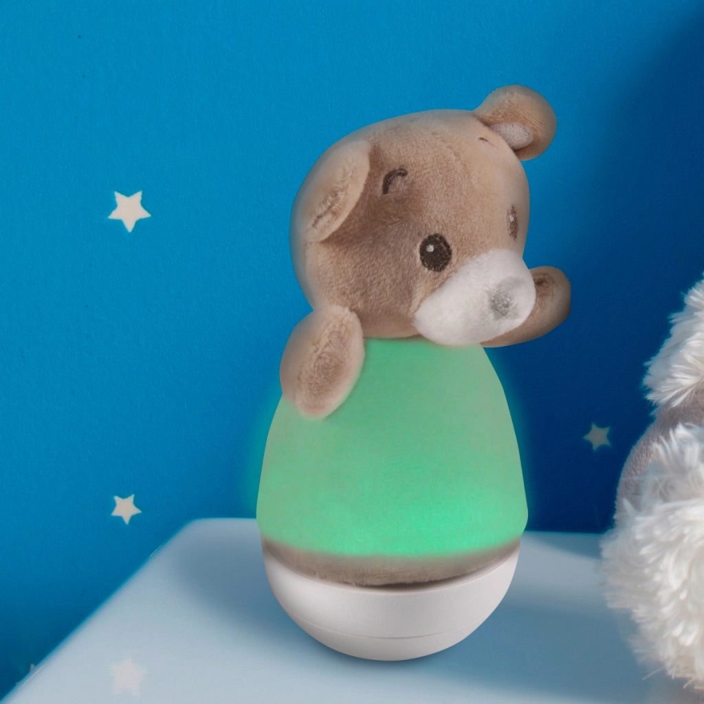 Lampada tavolo bimbi Orsetto LED RGB a batterie Polux