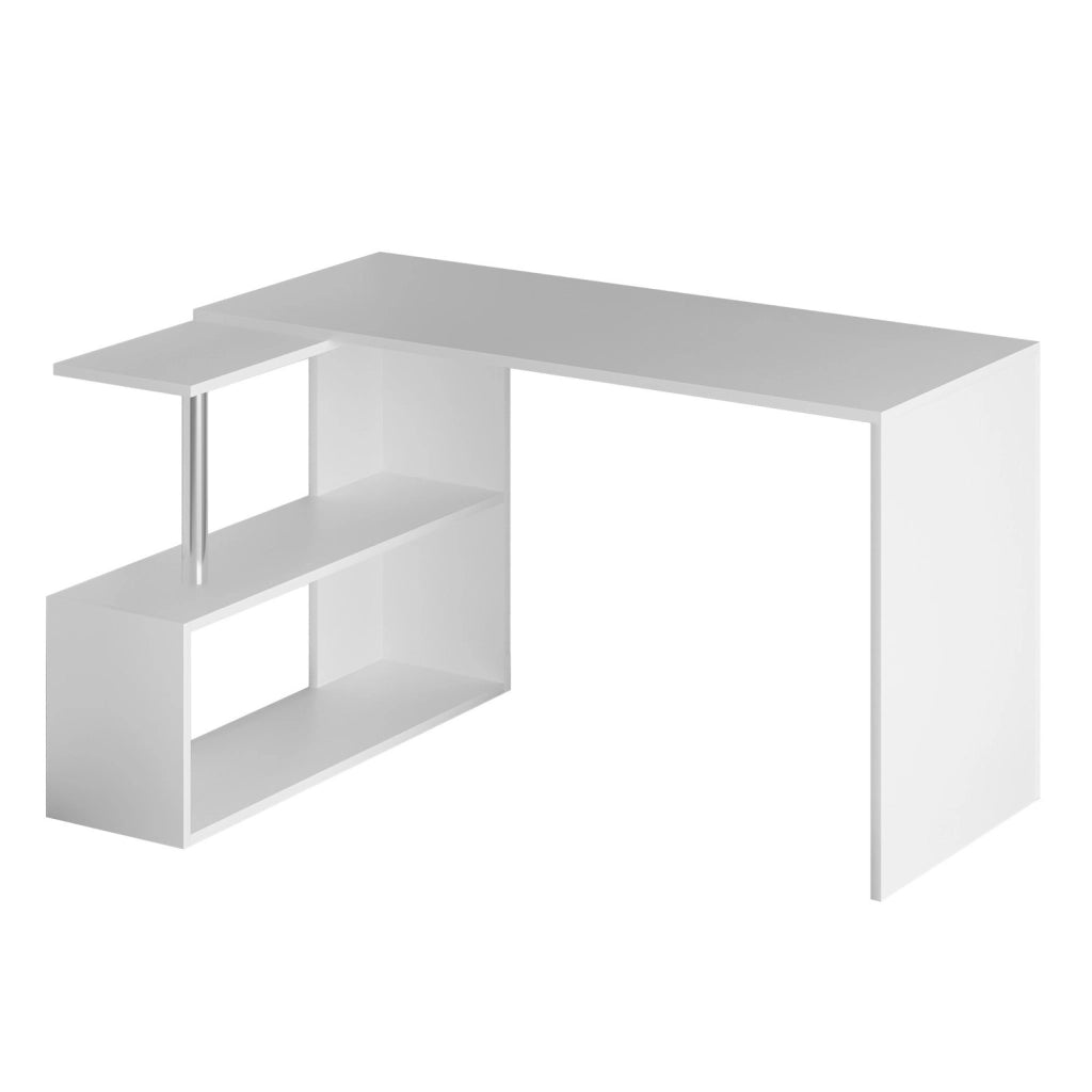 Scrivania in legno "Gelincik" - 130 x 109 x 74 cm - Bianco