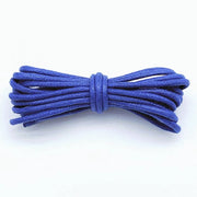 Due paia di cordoncini in cotone lungo 60 cm - Cordoncini rotondi di 2,5 mm - Cordoncini robusti rotondi - Cordoncini duraturi - Cordoncini per stivali - Cordoncini in pelle impermeabili - Per scarpe e stivali eleganti