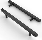 Maniglie per cucina in acciaio inossidabile nero - 10 pezzi - 160 mm