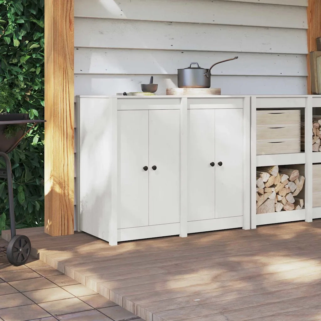 Porta da cucina 2 pz-Set di 2 Ante da Cucina Bianco 50 x 9 x 82 cm