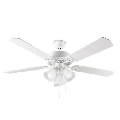 PERENZ VENTILATORE SOFFITTO METALLO FINITURA BIANCO