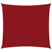Vela ombreggiante/ombrellone quadrato in tessuto Oxford 3,6 x 3,6 m rosso 02_0009480
