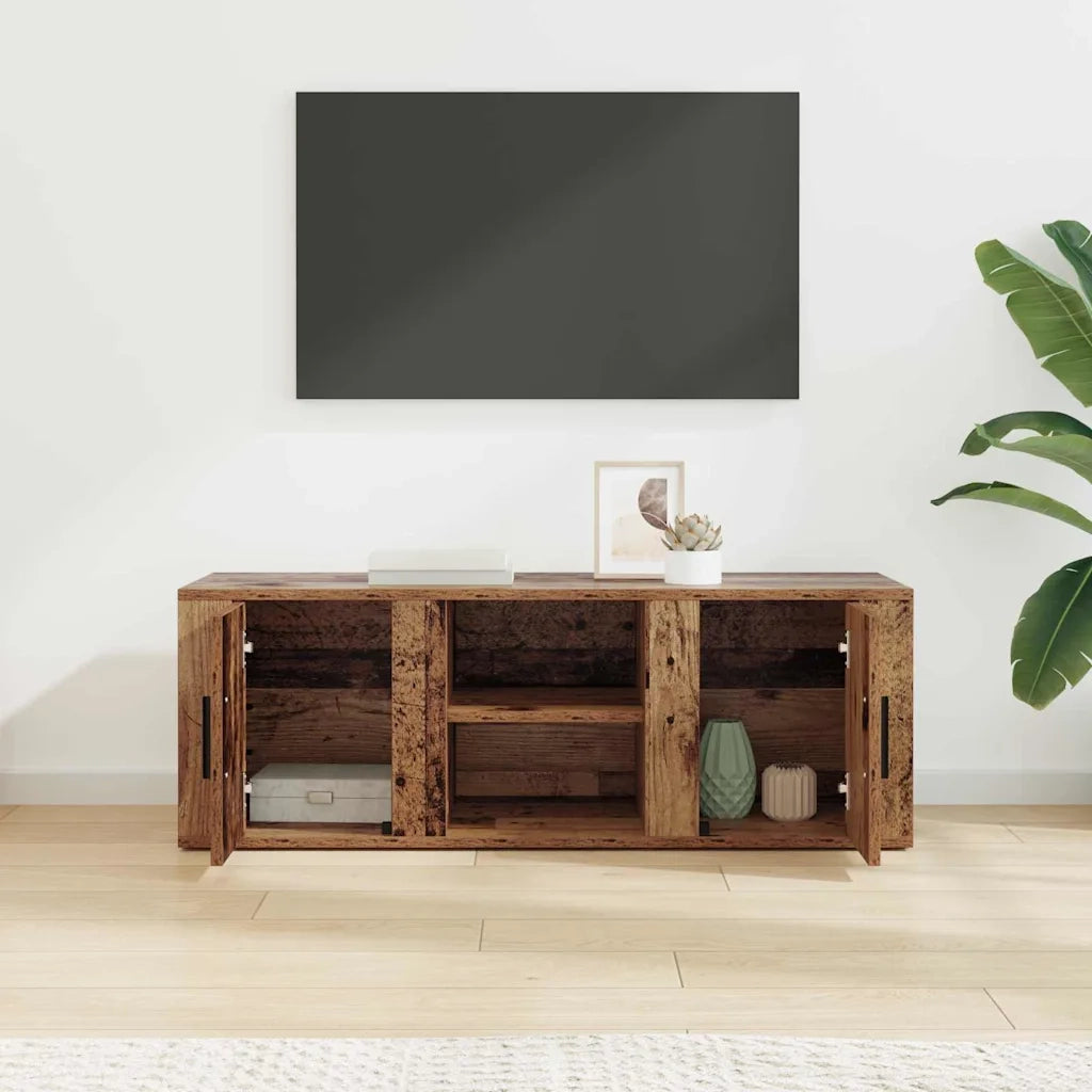 Mobile TV | Armadietto TV | Mobile Porta TV Legno vecchio 100 x 31,5 x 35 cm Legno multistrato