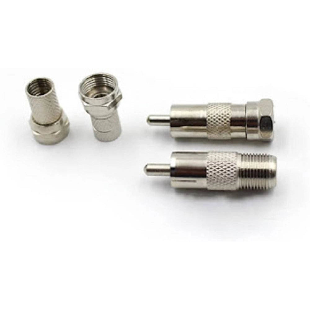 Trade Shop - Spinotti Connettore Bnc A Vite In Metallo Rca Adattatore Cavo Coassiale Bnc-44 -