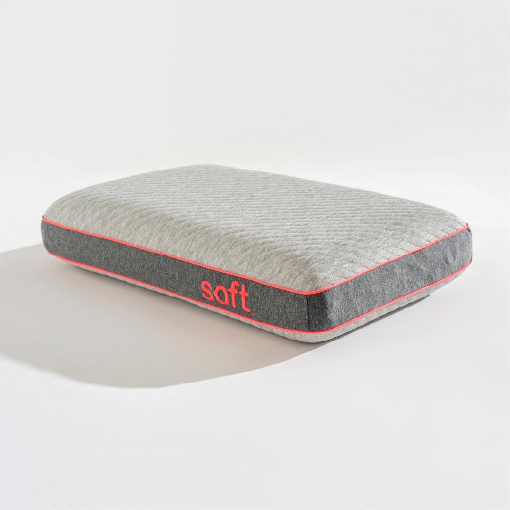 Cuscino Memory Foam 60x40x12 cm – Guanciale a Saponetta Ortopedico Traspirante, Disponibile Soffice, Medio o Rigido, Supporto Comfort per Testa e Collo, Federa Sfoderabile Lavabile Soffice