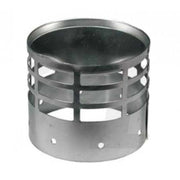 CAPPELLOTTO CAPPELLO GRIGLIA FINALE TUBO STUFA A PELLET INOX D.8 - UNIVERSALE