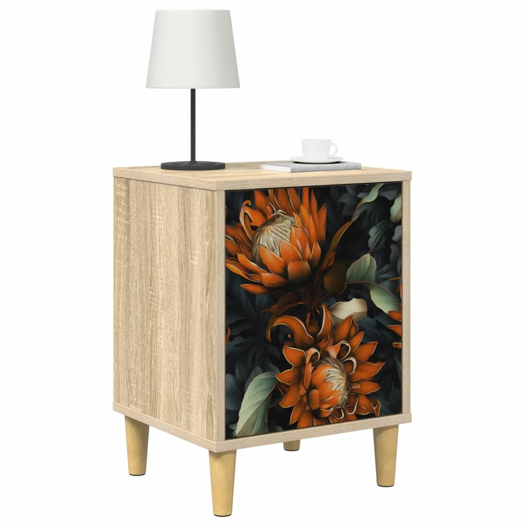 Armadio da Notte LOCHEM 2 pz Rovere Sonoma 36 x 33 x 50 cm 8007192