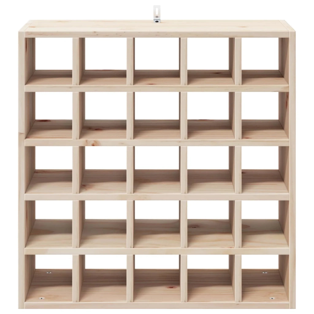 Portabottiglie 2 pcs Naturale 56 x 25 x 56 cm Pino massello