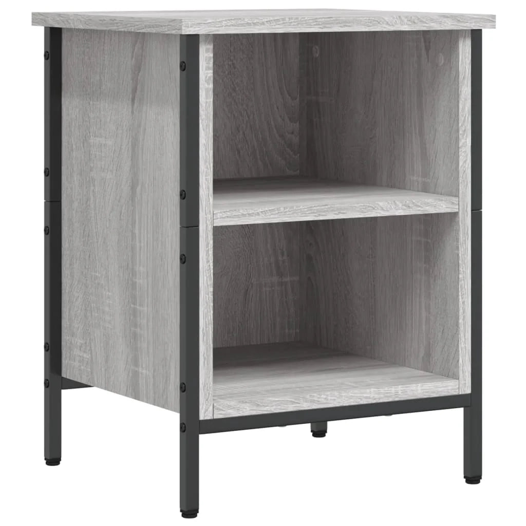 Scarpiera mobile contenitore per scarpe mobile per ingresso/corridoio/soggiorno legno Sonoma 38 x 35 x 50 cm grigio 02_0022063