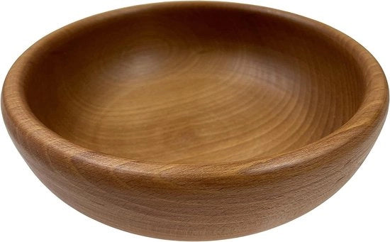 Scatola per servire in legno - decorativa scatola per frutta - contenitore sicuro per alimenti - scatola per snack in legno naturale - scatola per tavola elegante e rustica - 18 cm - manufatto artigianale - unica decorazione per tavola