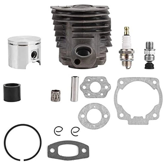 Kit di cilindri 46 mm - Set di sostituzione per Husqvarna 50/51/55 - Motore Nikasil - Drenaggio - Alta qualità - Kit cilindri