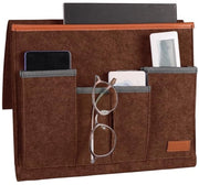 Organizzatore per Braccio del Divano - Panno di Alta Qualità - Molteplici Cesti - Cassetto per Riviste - Sostegno per Comandi a Distanza - Materiali Soffici e Resistenti al Mordente - Organizzatore per Divano