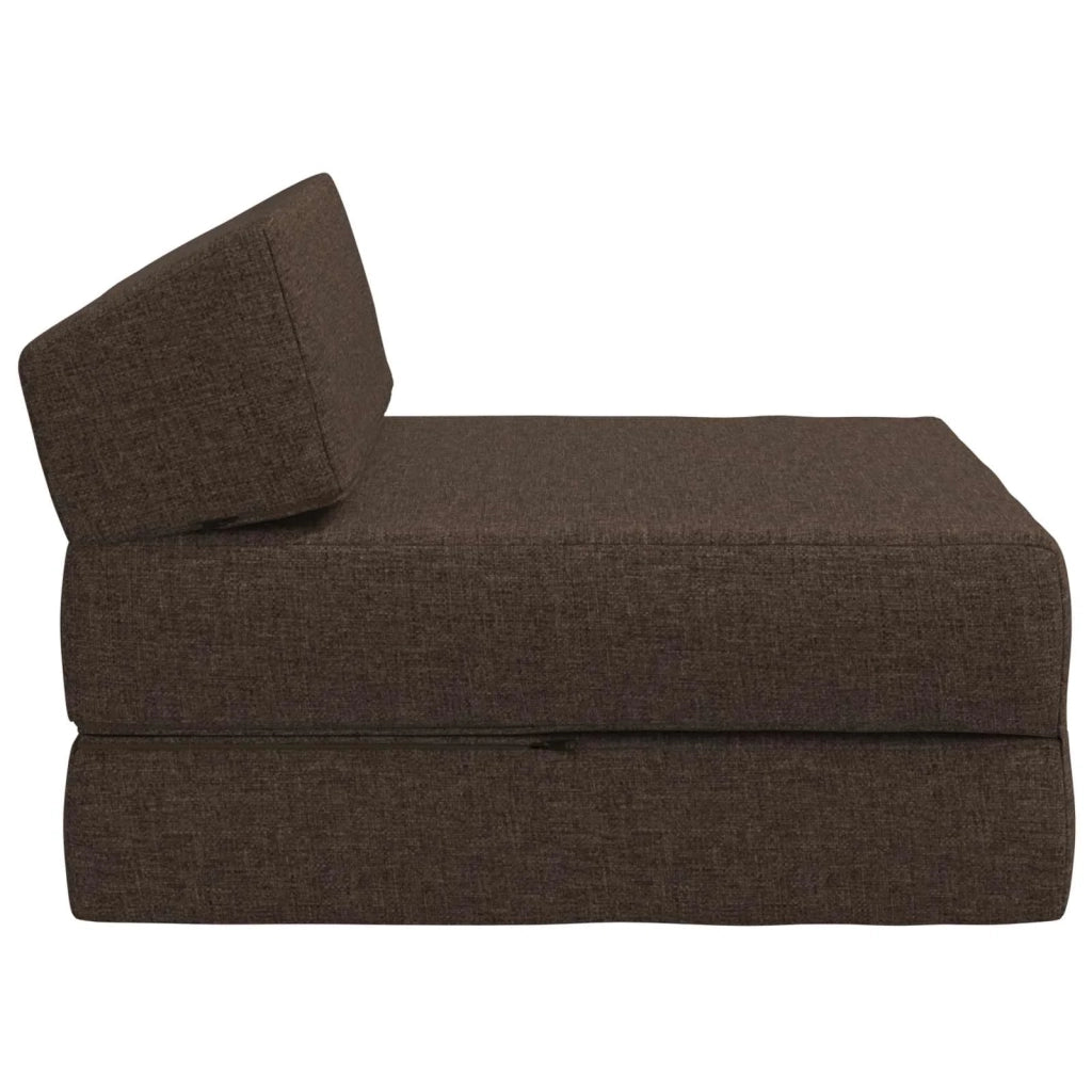 Divano Letto Pieghevole Tortora 60 x 70 x 41 cm Tessuto 900055