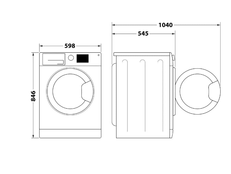 Hotpoint Ariston Asciugatrice slim a pompa di calore , 8 kg - HPT 83D BS IT - Délica
