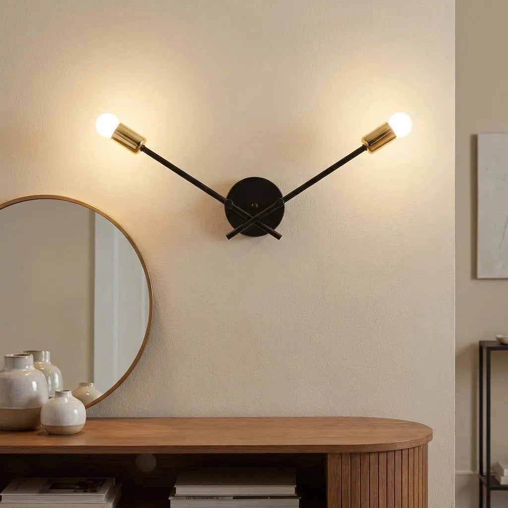 Lampada Da Parete APP1119-2W Black