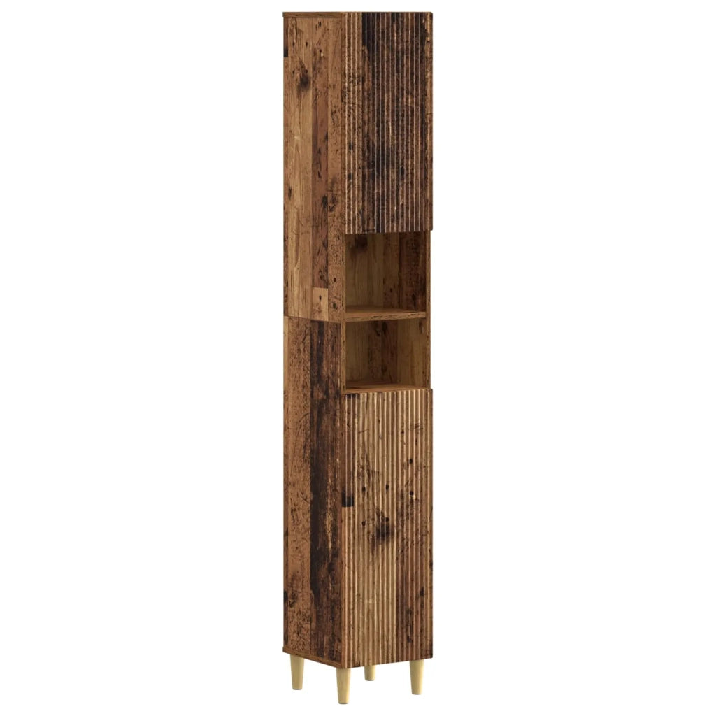 Armadio da Bagno con Ripiano Aperto ARNHEM Legno antico 896603