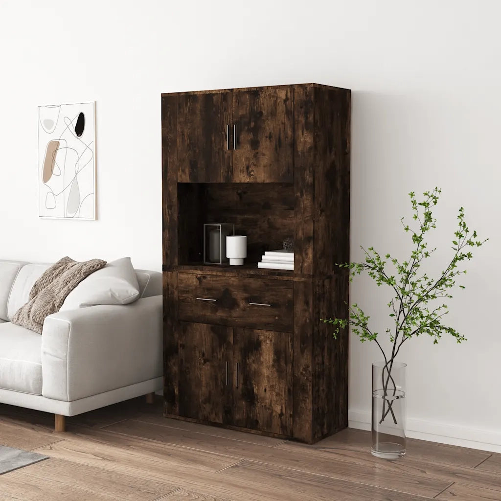 Credenza Rovere Fumo in Legno Multistrato 3185372
