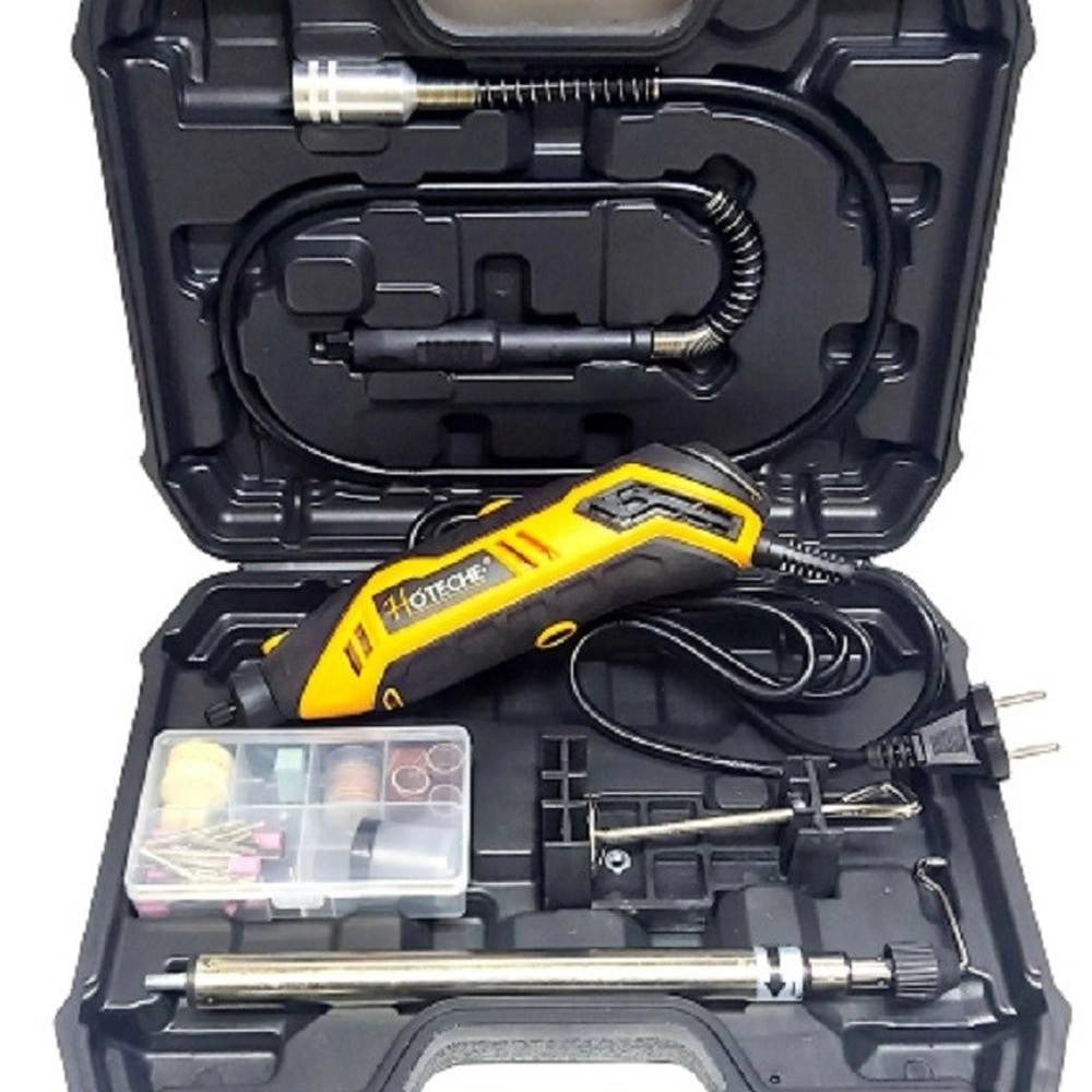 Trade Shop - Kit Mini Drill Elettrico Utensile Rotativo Accessori Trapano Rotante P801208 -