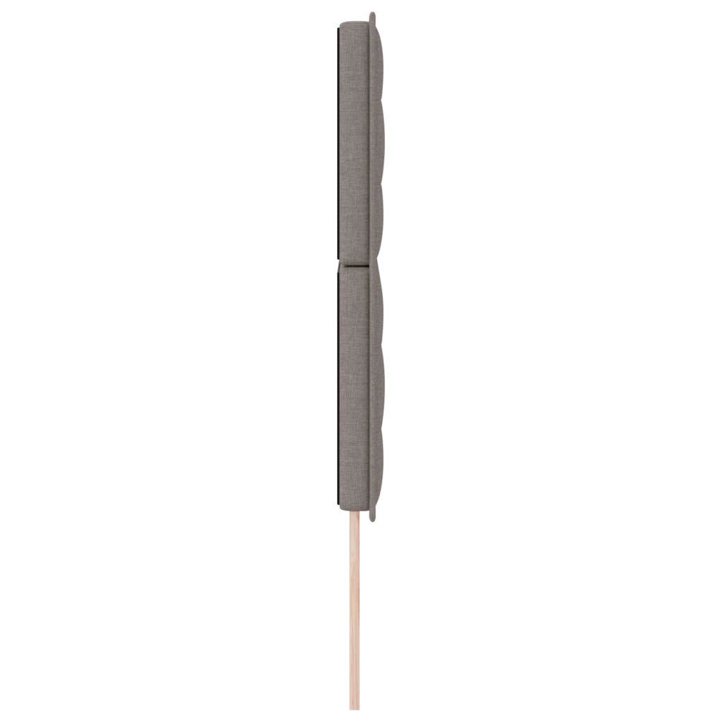 testiera LED Design Linee Tortora 72 cm Tessuto