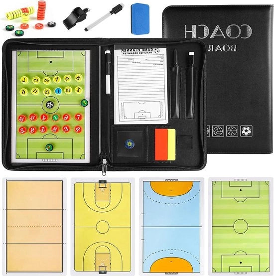 Tavolo Tattico Magnetico per Calcio - Pro Football Futsal - Tavolo di Allenamento Tattico - Stifami con Magnete - Calcio - Assistenza Tattica - Pre-Partita Allenamento.