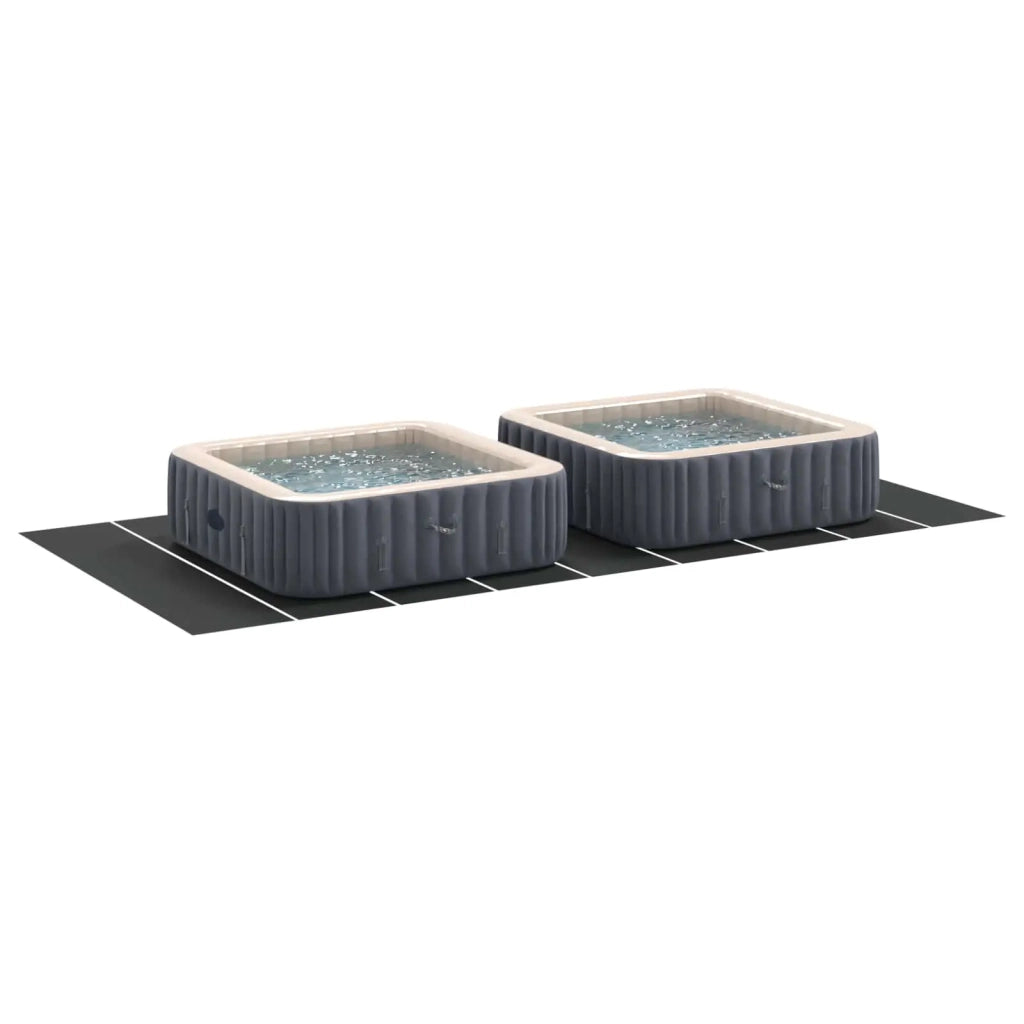 Telo per Fondo Piscina Regolabile Nero 999 x 500 x 0,1 cm 42009128