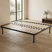 Rete letto matrimoniale Pesci, Rete ortopedica a doghe, 100% Made in Italy, Cm 160x190h30, Antracite