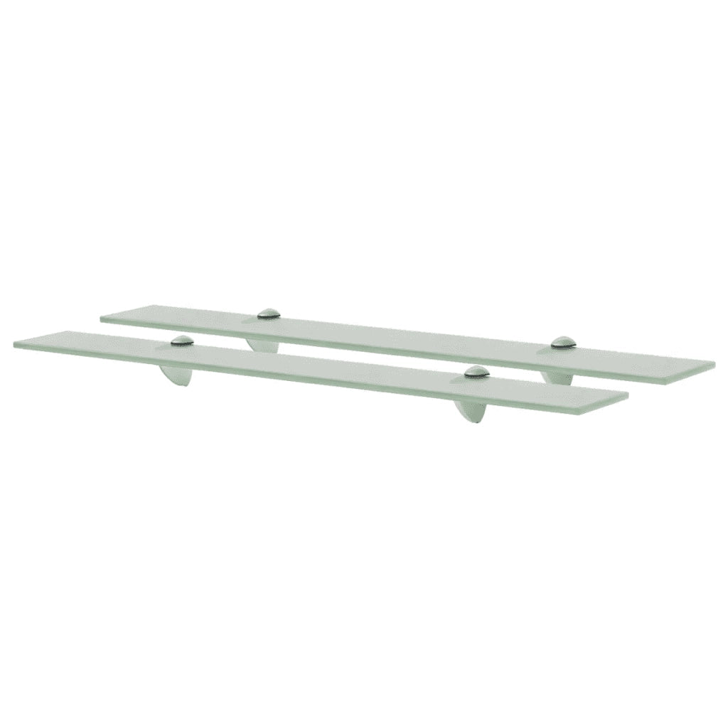 Mensole Galleggianti 2 pz in Vetro 70x20 cm 8 mm cod mxl 32872