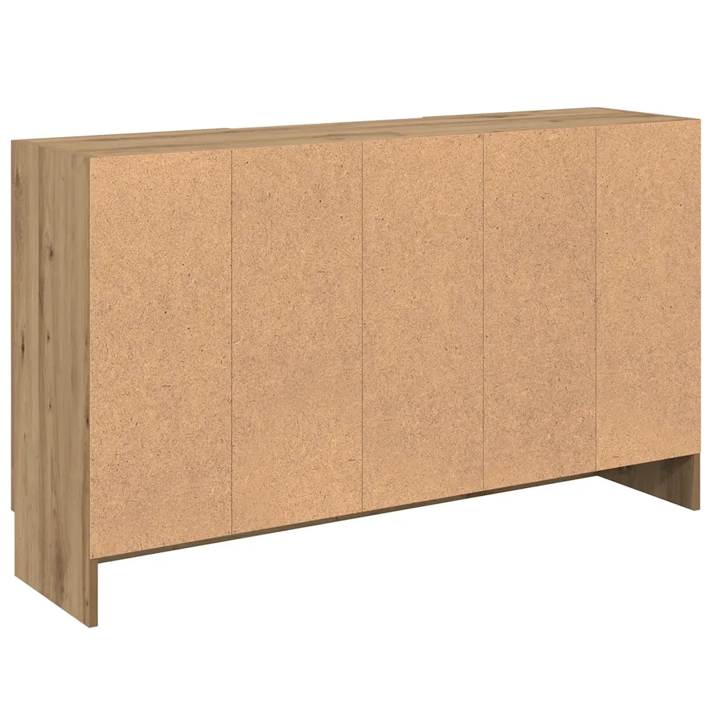 Credenza Rovere Artigianale 120x30,5x70 cm in Truciolato 856165