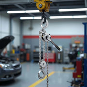 Mini paranco a catena manuale VM6 fino a 6 t, altezza di sollevamento di 1,5 m, in alluminio, per il sollevamento di carichi pesanti