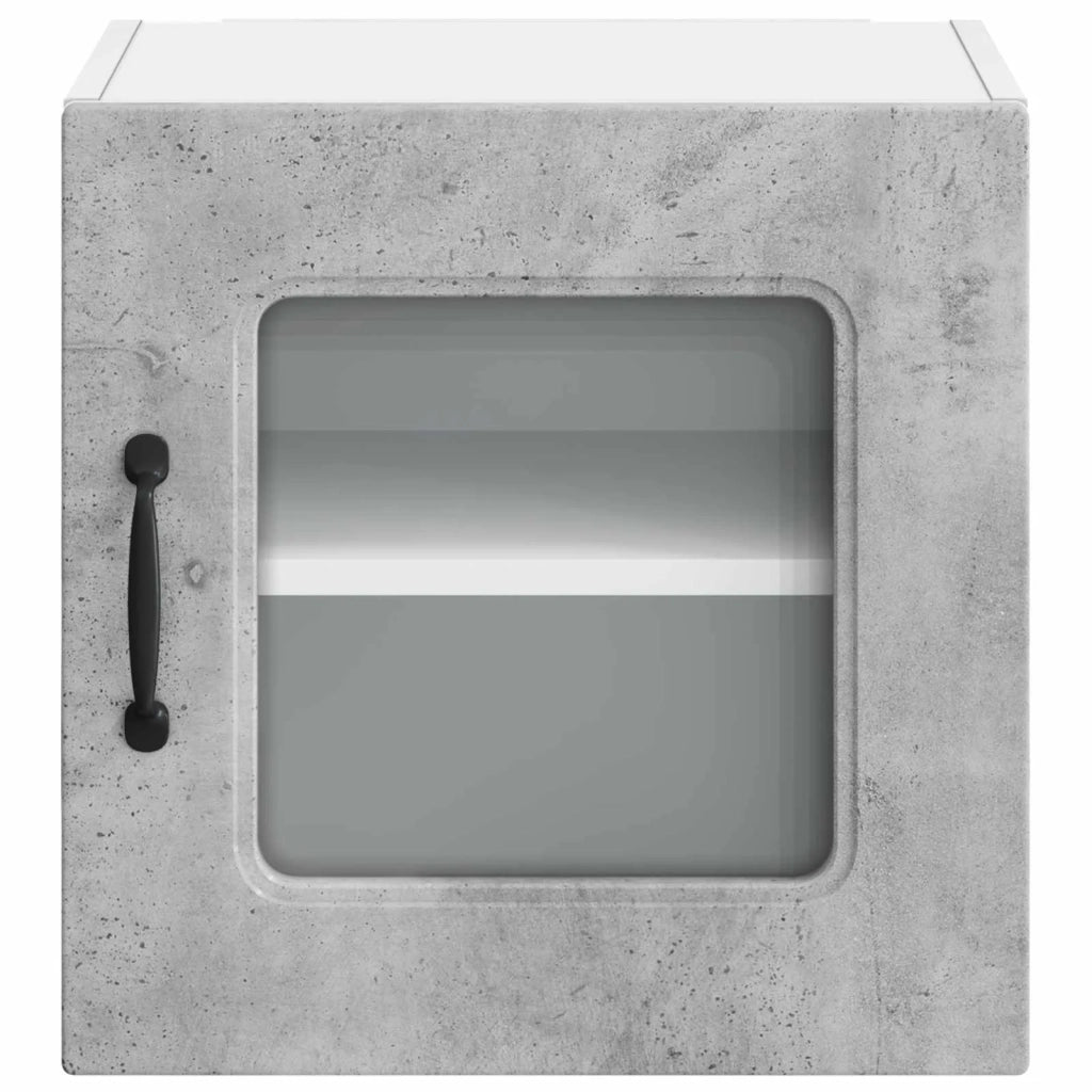 Mobile da cucina con lo scaffale-Armadio da cucina Grigio cemento 40 x 31 x 40 cm 396192