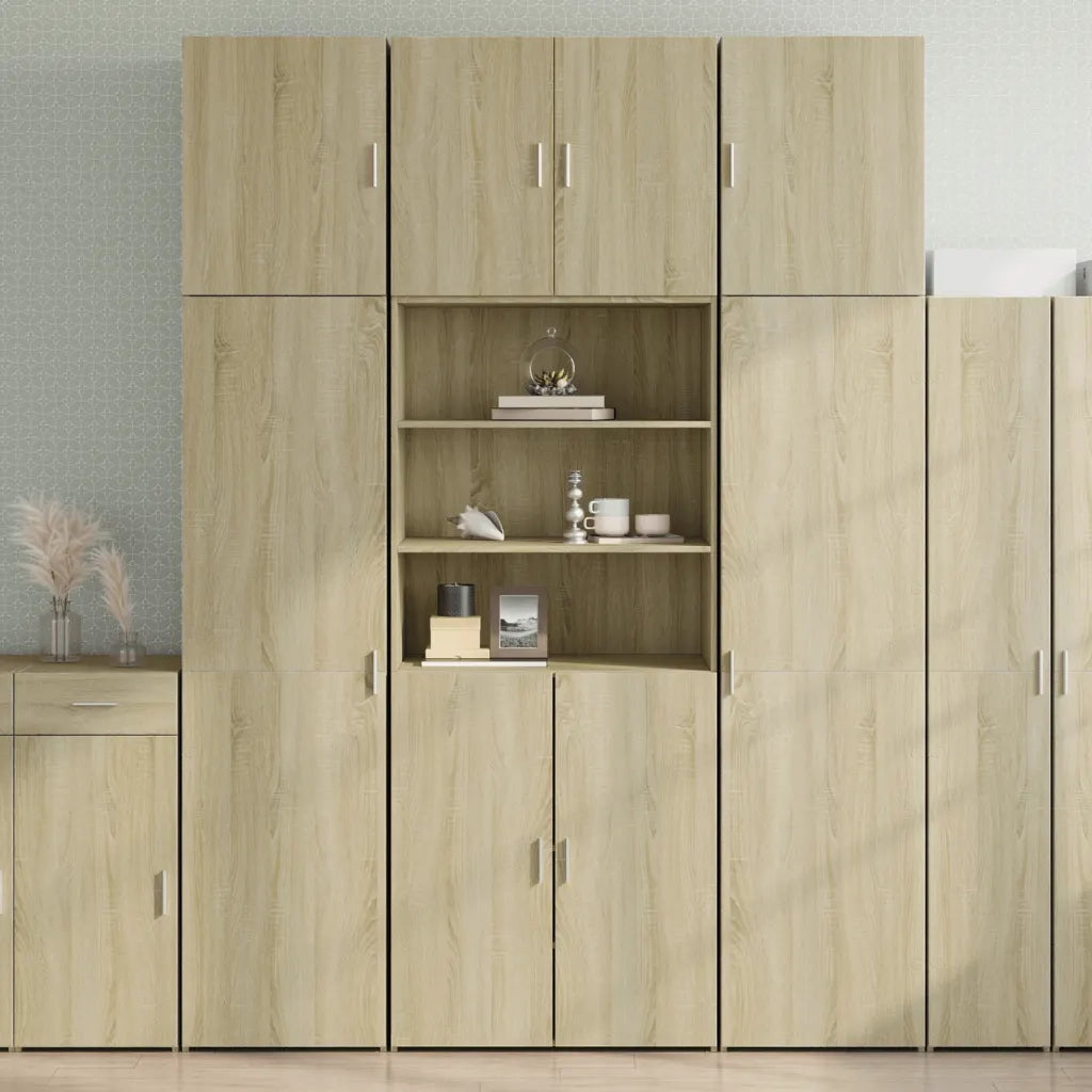 vidaXL Credenza Rovere Sonoma 80x42,5x249 cm in Legno Multistrato