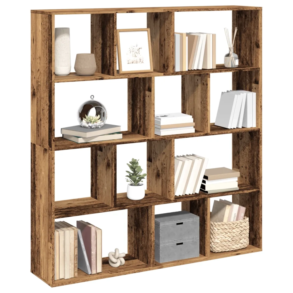 Libreria Legno Antico 132x29x141,5 cm in Legno Multistrato 3310314