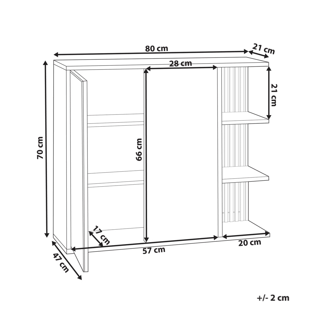 Mobiletto per bagno MDF con scaffali in bambù spazio di archiviazione arredamento per bagno bianco e legno chiaro
