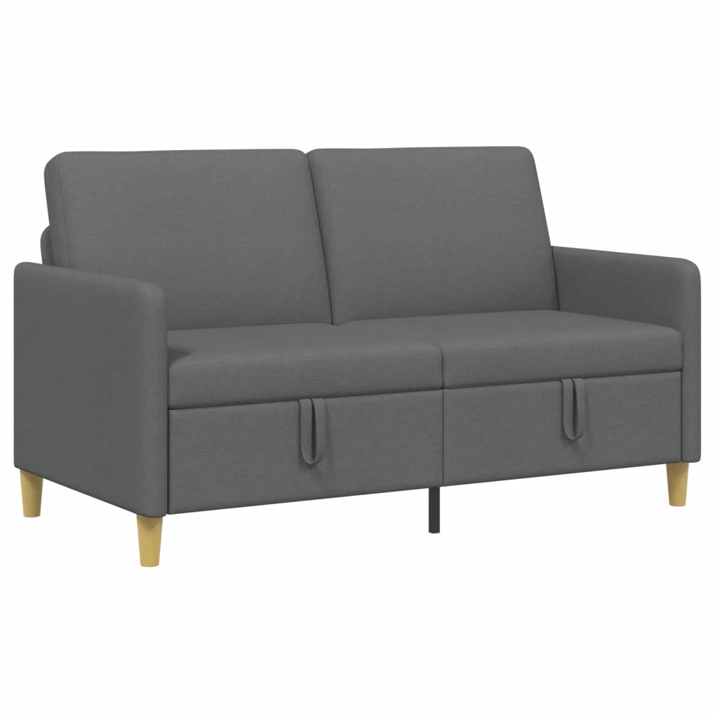 Divano con Storage Grigio Scuro 152 x 78 x 87 cm Poliestere 42036920